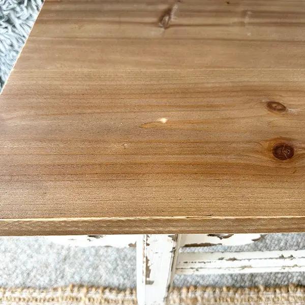 Distressed White Finish Wooden Bench by Decor Steals