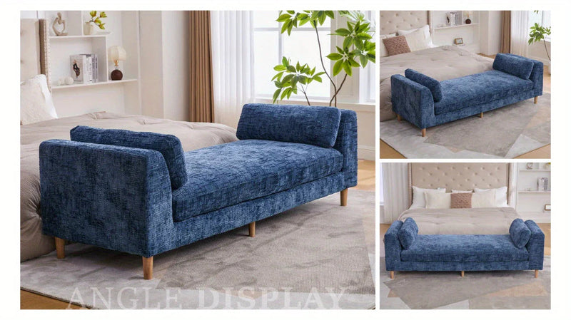 Bench - Chenille Blue 7ft, photo 23 of 26