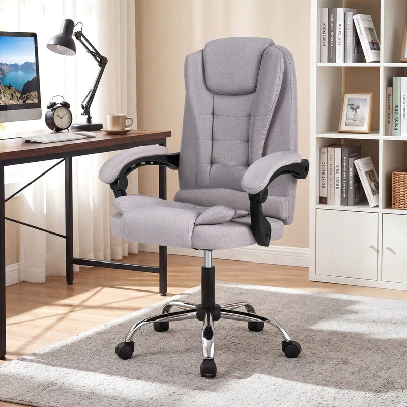 Executive Office Chair with Linkage Armrests & Reclining Back by DirectDeals