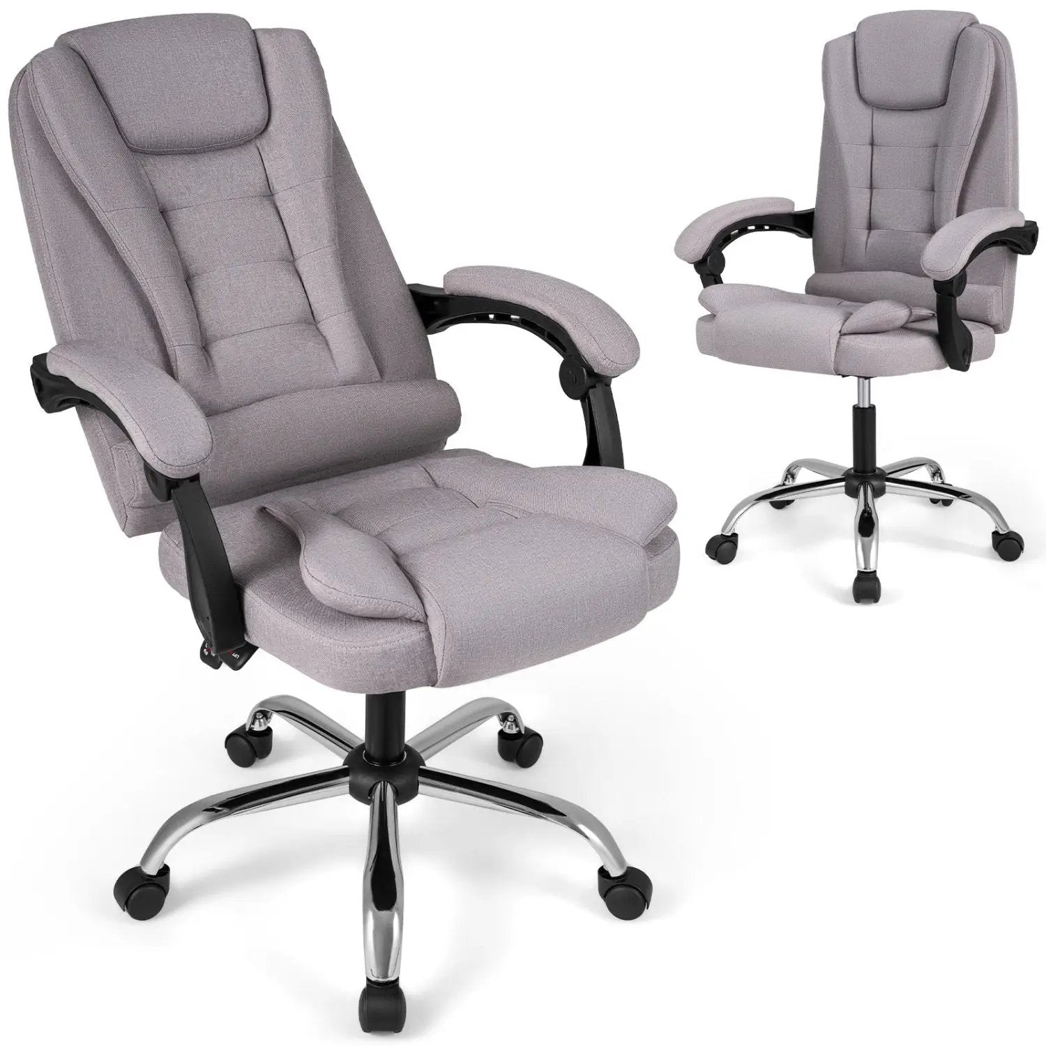 Executive Office Chair with Linkage Armrests & Reclining Back by DirectDeals