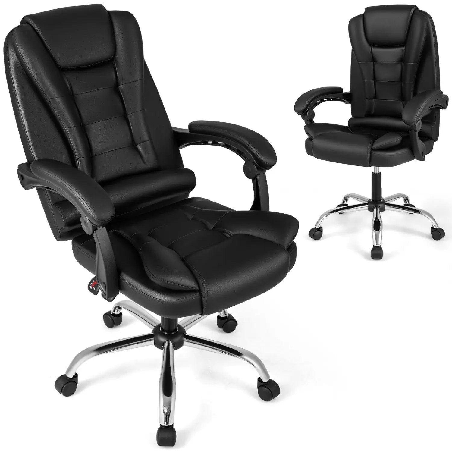 Executive Office Chair with Linkage Armrests & Reclining Back by DirectDeals