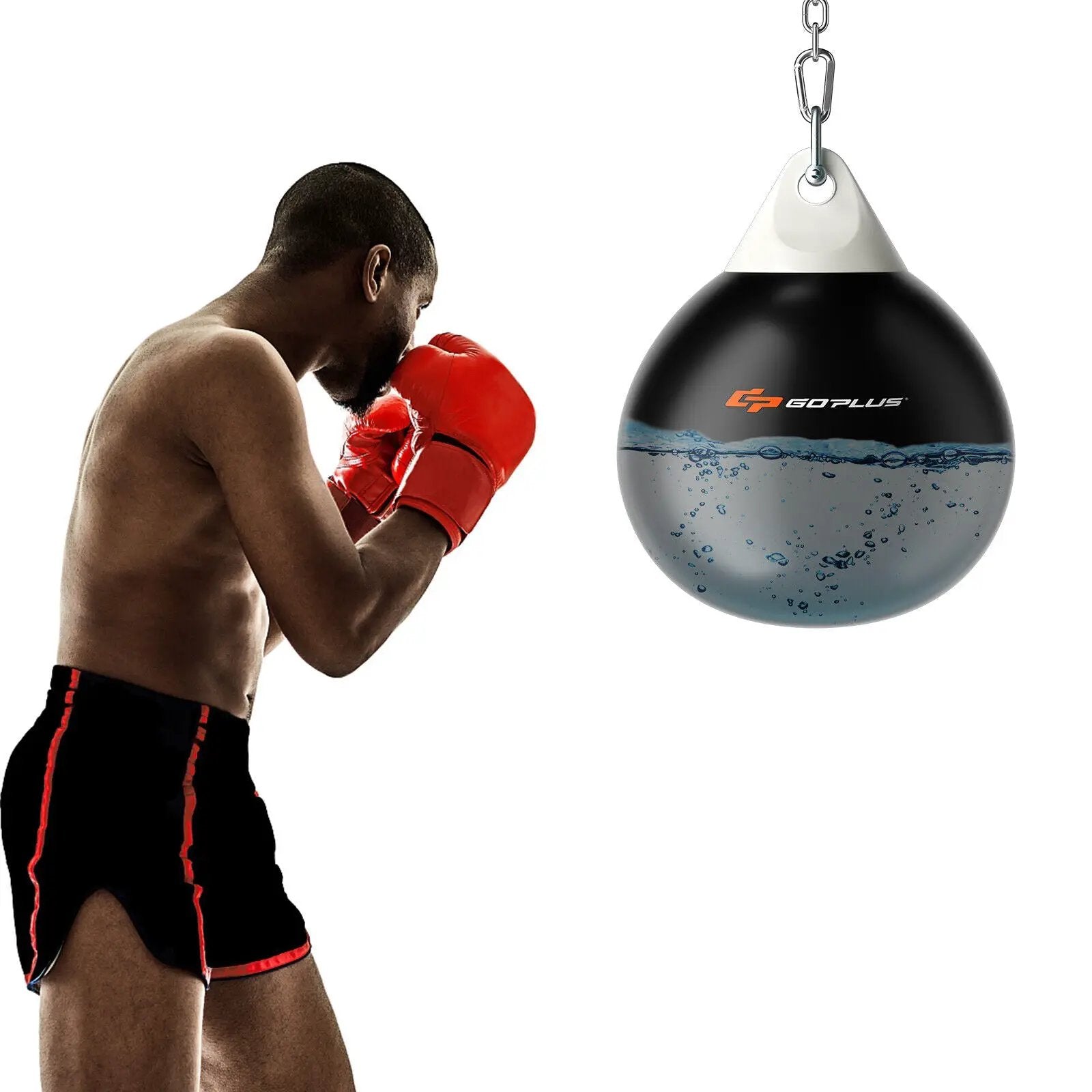 18 Inch 110 Pound Heavy Punching Water Aqua Bag with Adjustable Metal Chain by DirectDeals