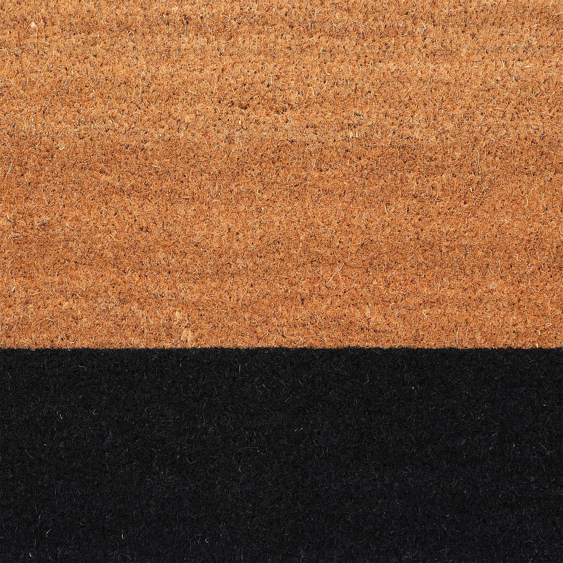 Black Belt Coir Doormat by Fab Habitat