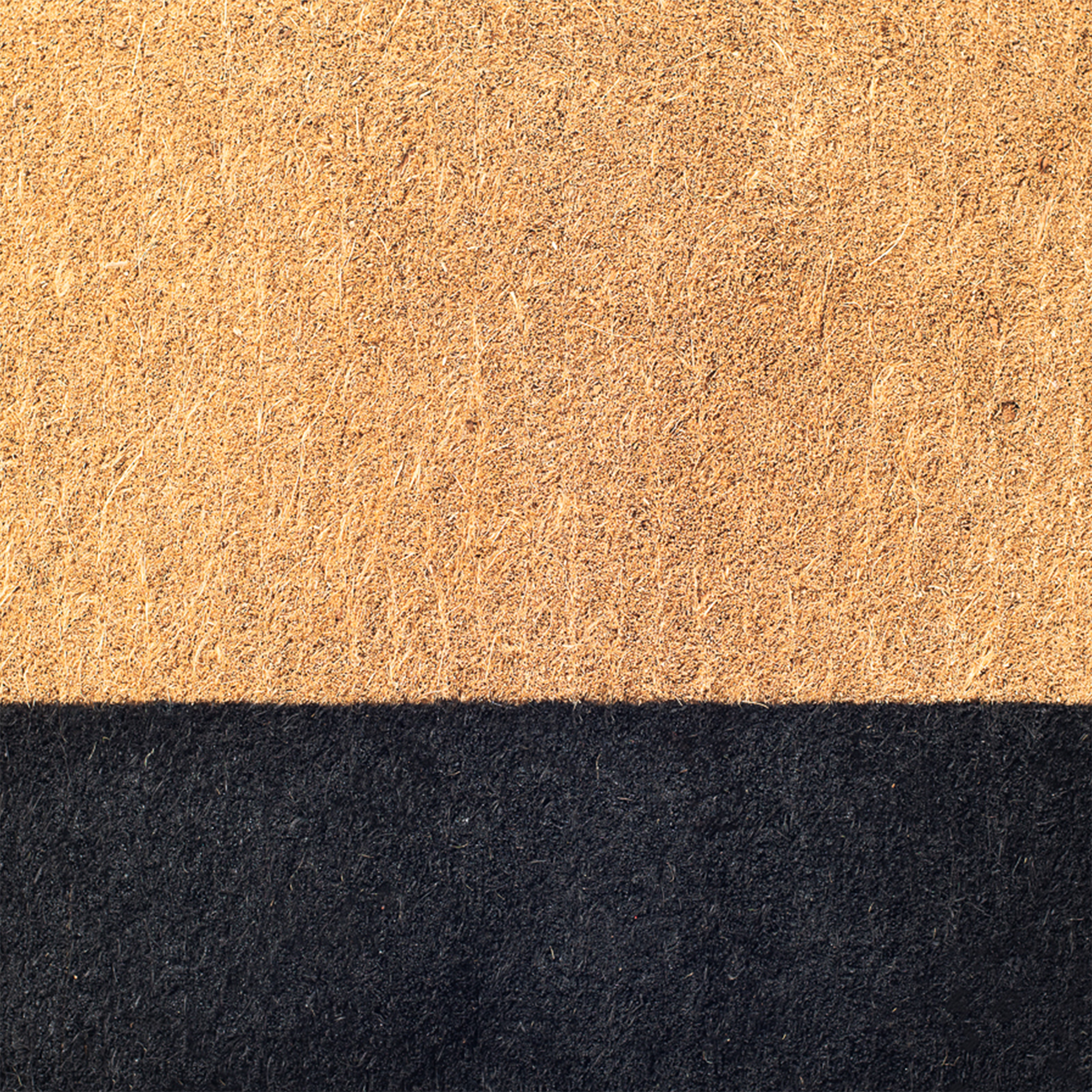 Black Belt Coir Doormat by Fab Habitat