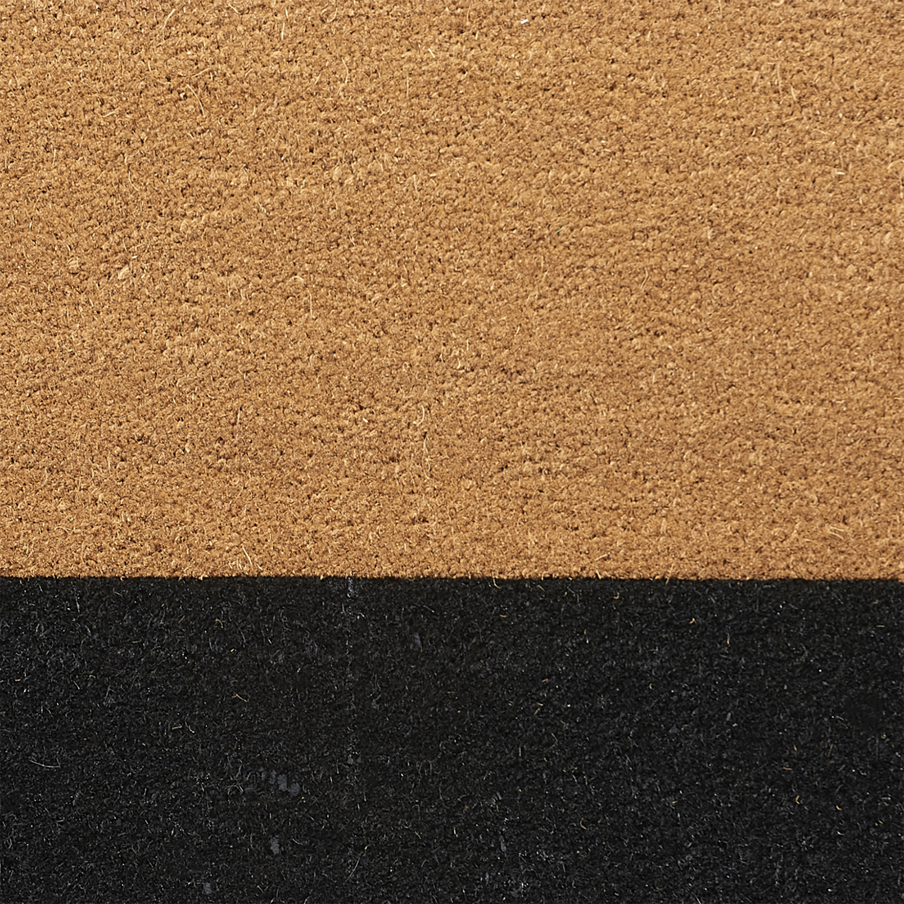 Black Belt Coir Doormat by Fab Habitat