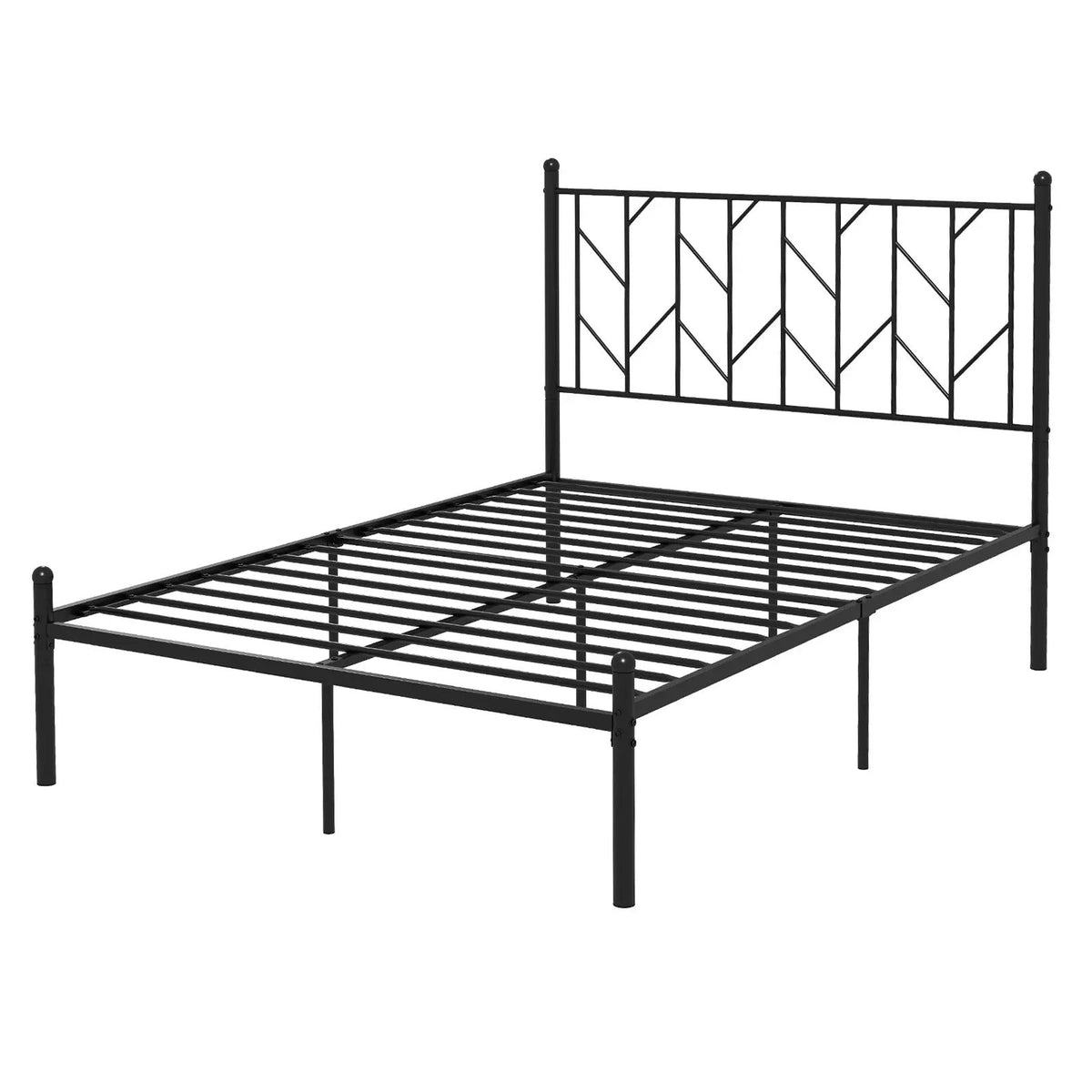 Twin/Full/Queen Size Platform Bed Frame with Sturdy Metal Slat Support, photo 9 of 10