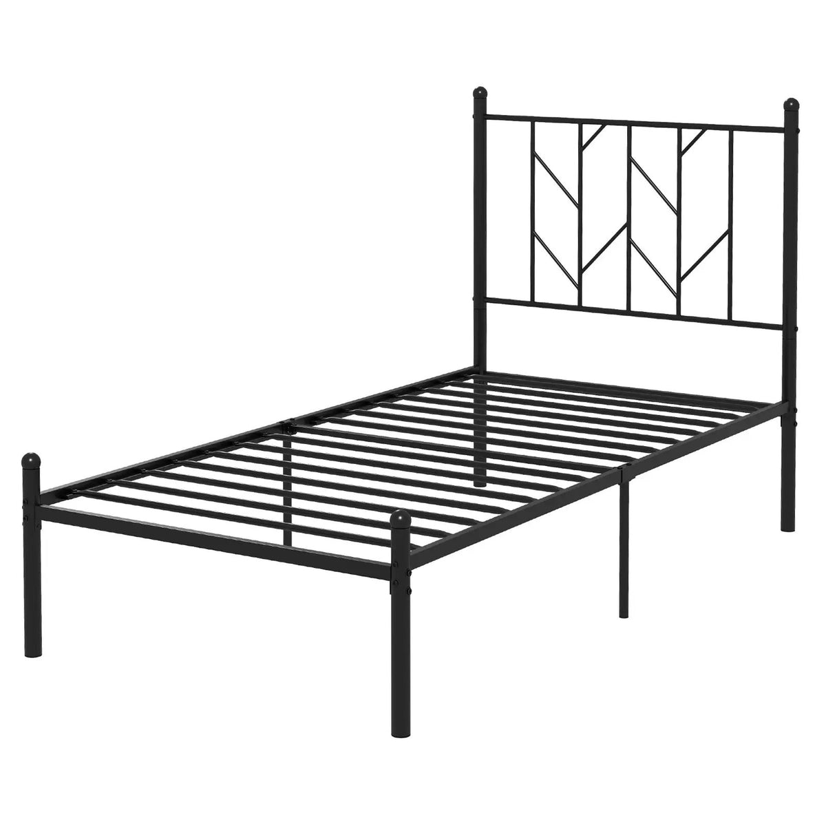 Twin/Full/Queen Size Platform Bed Frame with Sturdy Metal Slat Support, photo 3 of 10