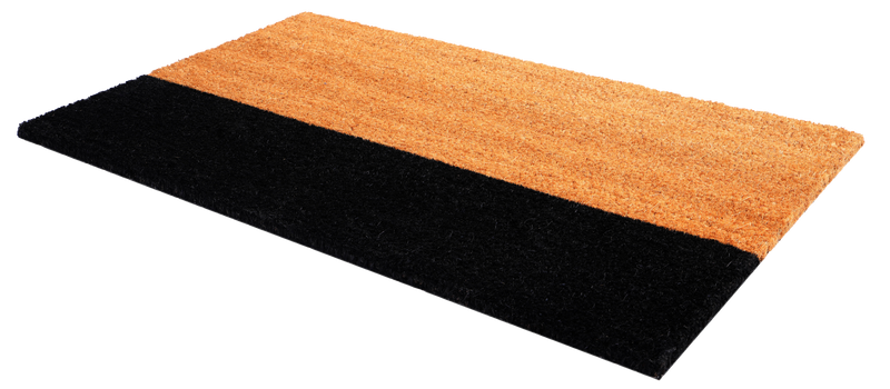Black Belt Coir Doormat by Fab Habitat