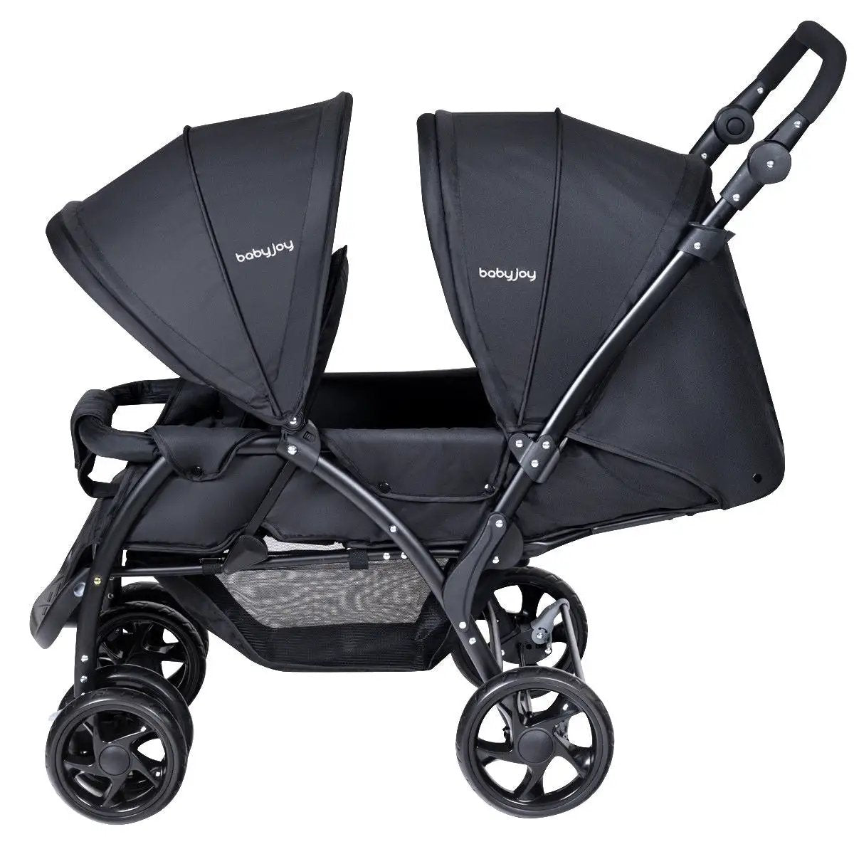Foldable Lightweight Front Back Seats Double Baby Stroller by DirectDeals