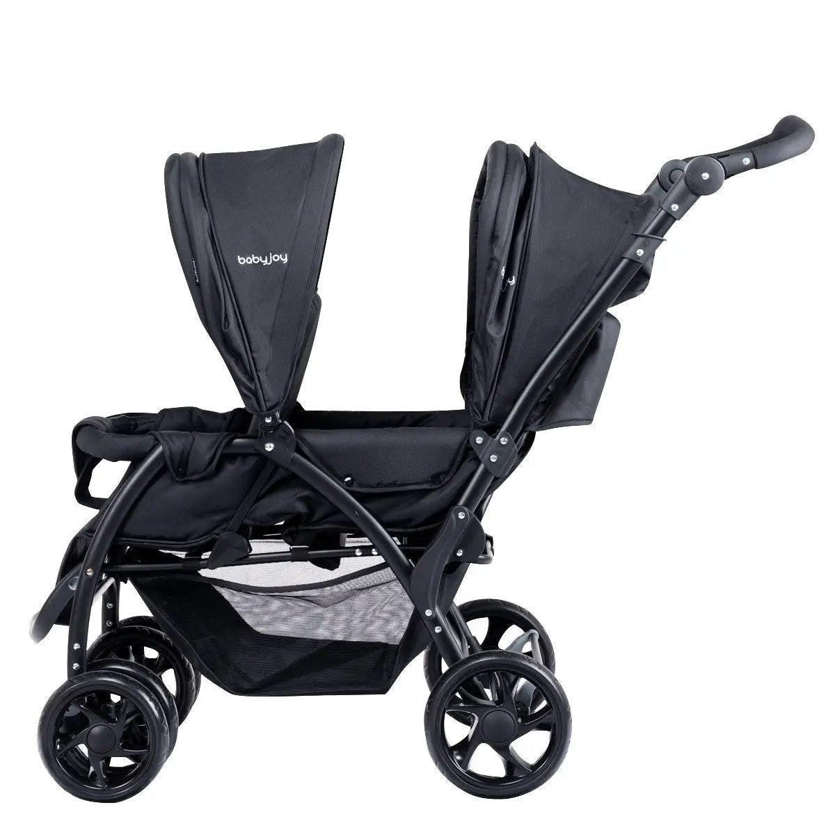 Foldable Lightweight Front Back Seats Double Baby Stroller by DirectDeals