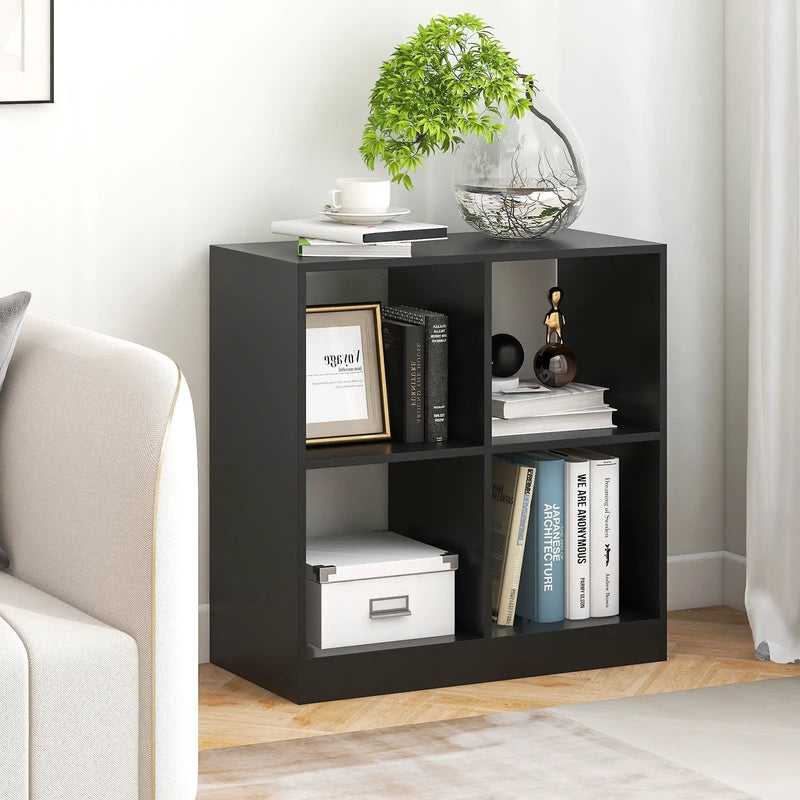4-Cube Kids Bookcase with Open Shelves by DirectDeals