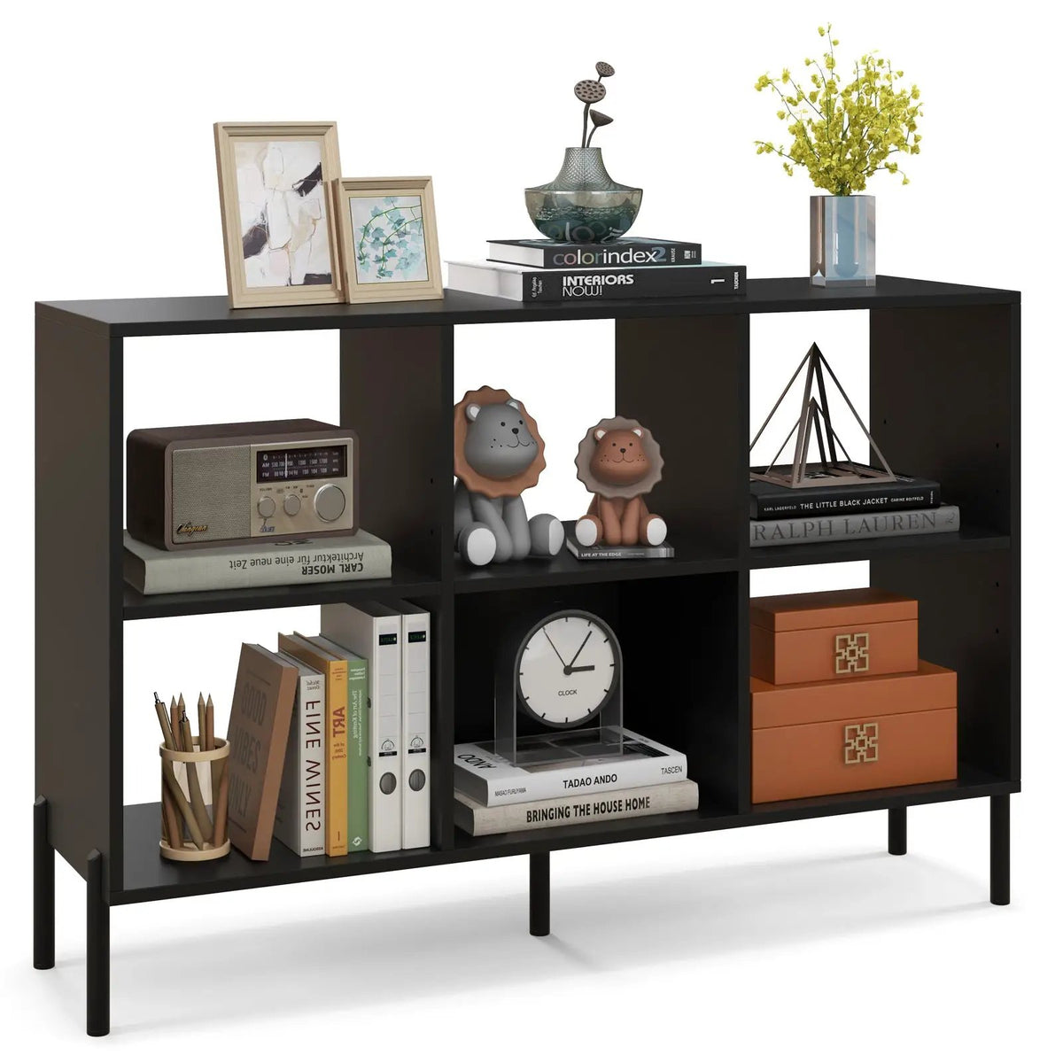 Open-Back Bookshelf with Drawer for Study, photo 9 of 10