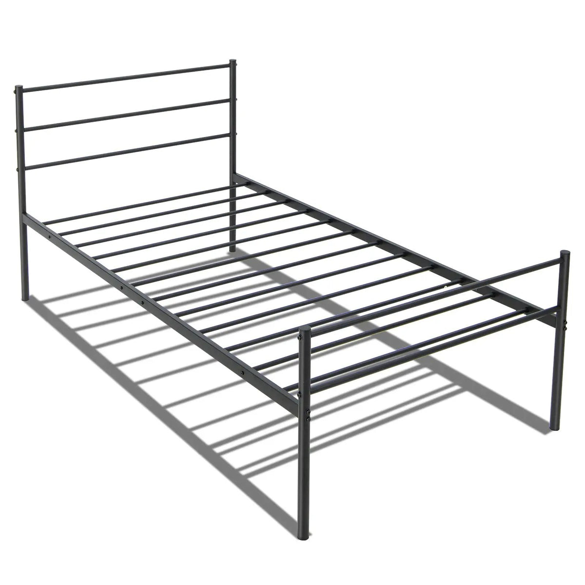 Twin Size Metal Bed Frame Platform with Headboard, photo 3 of 9