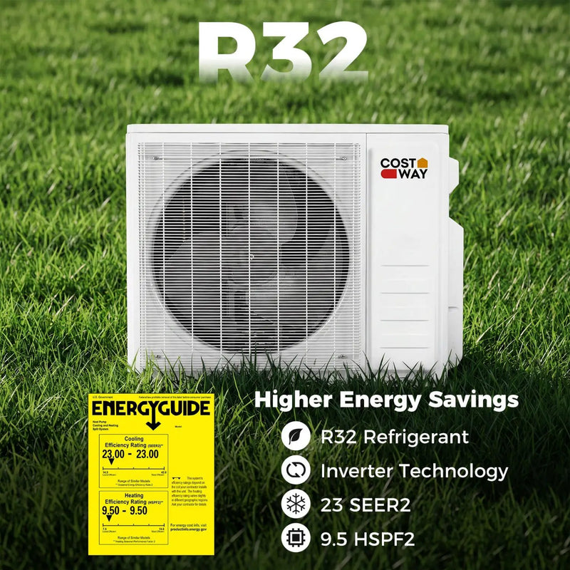 Blast Pro 20000 BTU 2 Zone 23 SEER2 Mini Split AC with Heat Pump by DirectDeals
