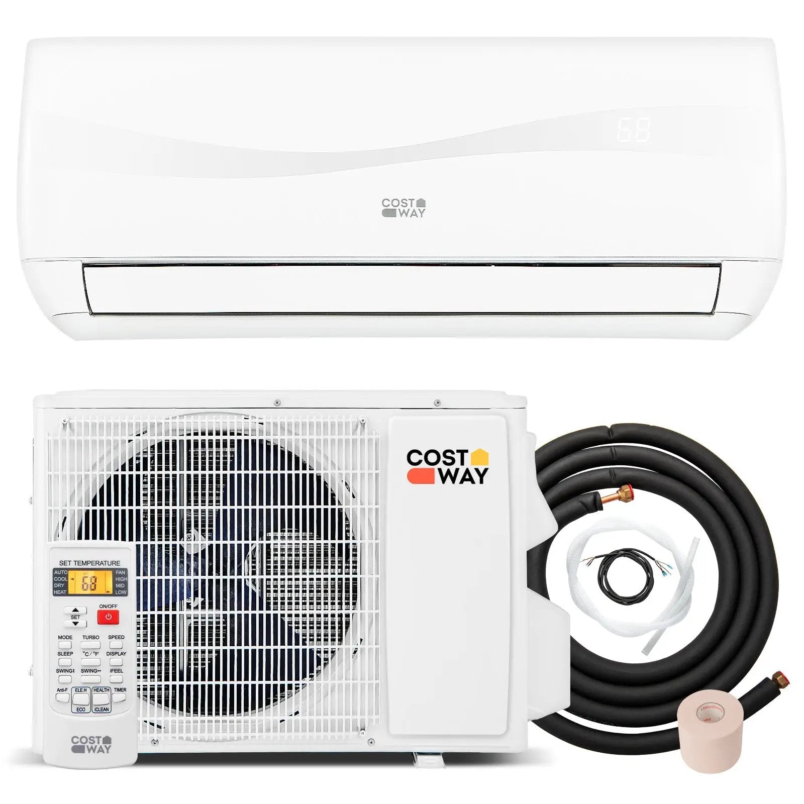 Blast Series 9000 BTU 19 SEER2 115V Ductless Mini Split Air Conditioner and Heater by DirectDeals