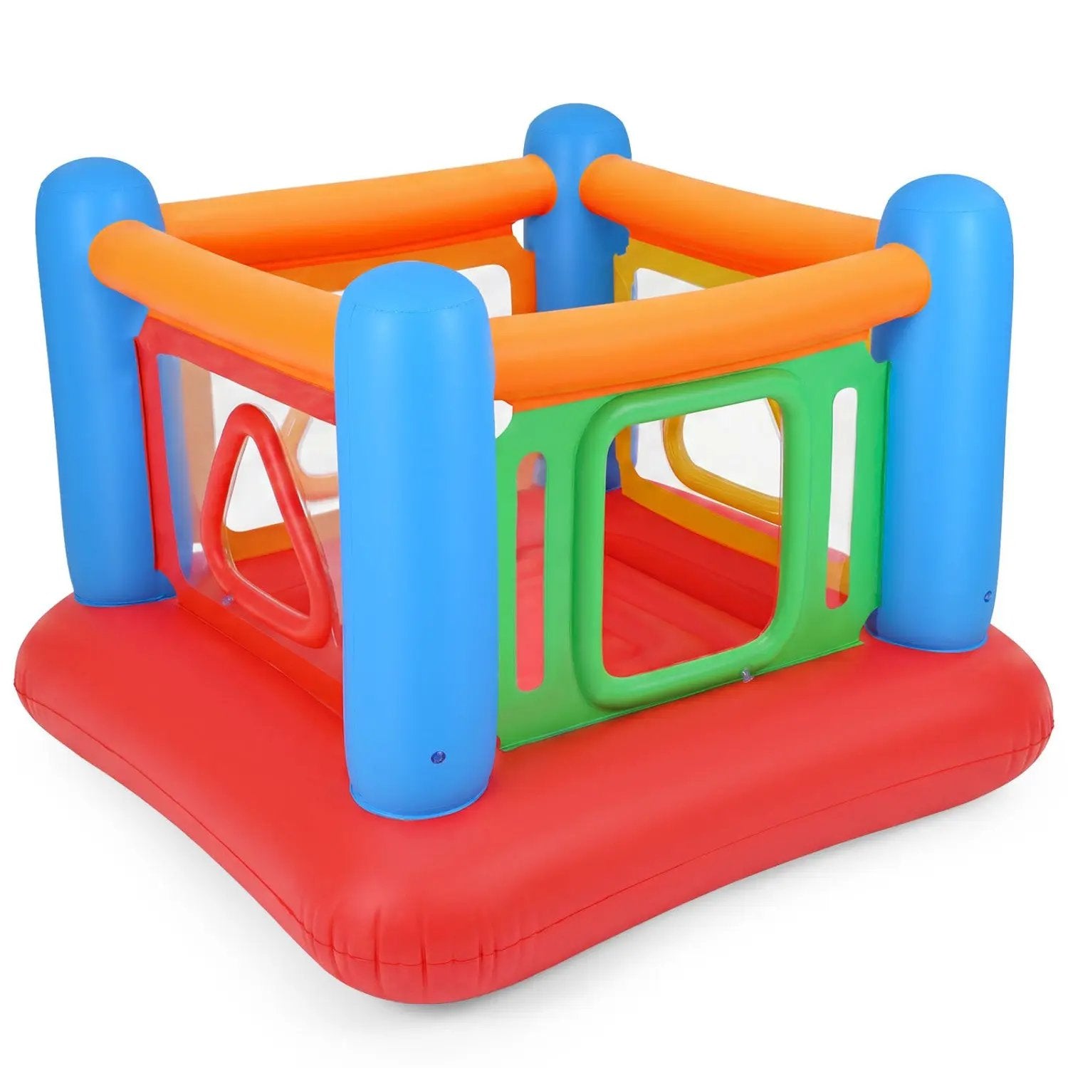 Inflatable Bounce House for Kids with Transparent Side Walls by DirectDeals