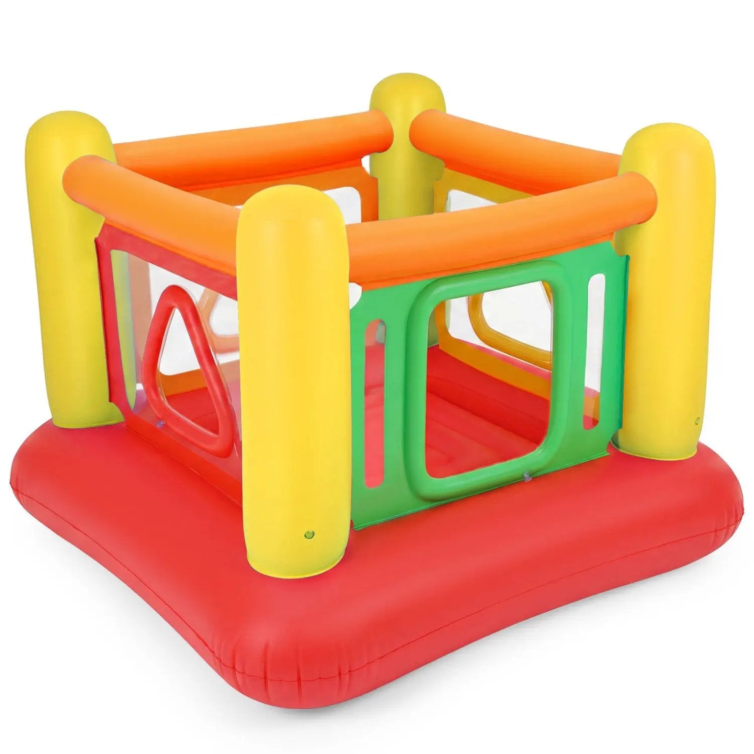 Inflatable Bounce House for Kids with Transparent Side Walls by DirectDeals