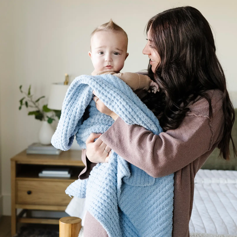 WAFFLE KNIT RECEIVING BLANKETS by HouseOfZazla