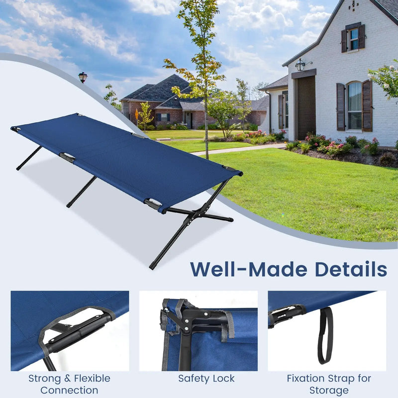 Adults Kids Folding Camping Cot by DirectDeals