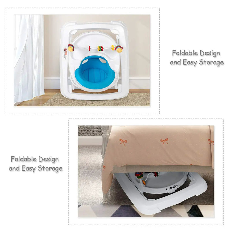 Adjustable Height Removable Folding Portable Baby Walker by DirectDeals