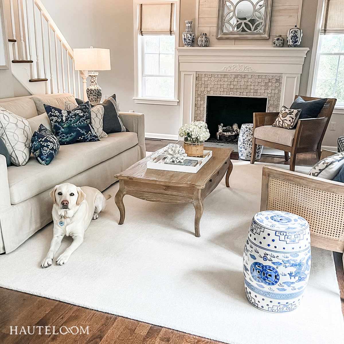 Brockton Solid Light Beige Wool Rug, photo 3 of 19