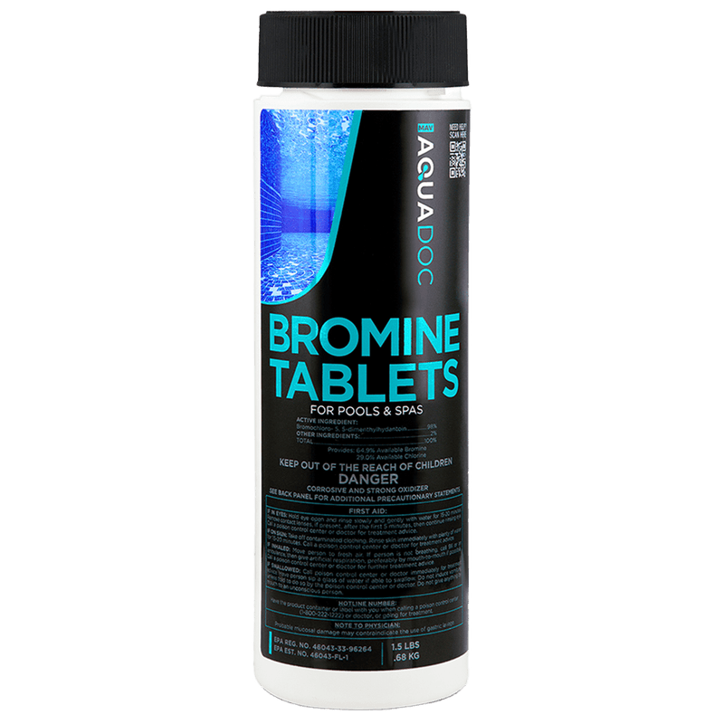 Bromine Tablets for Hot Tub by AquaDoc