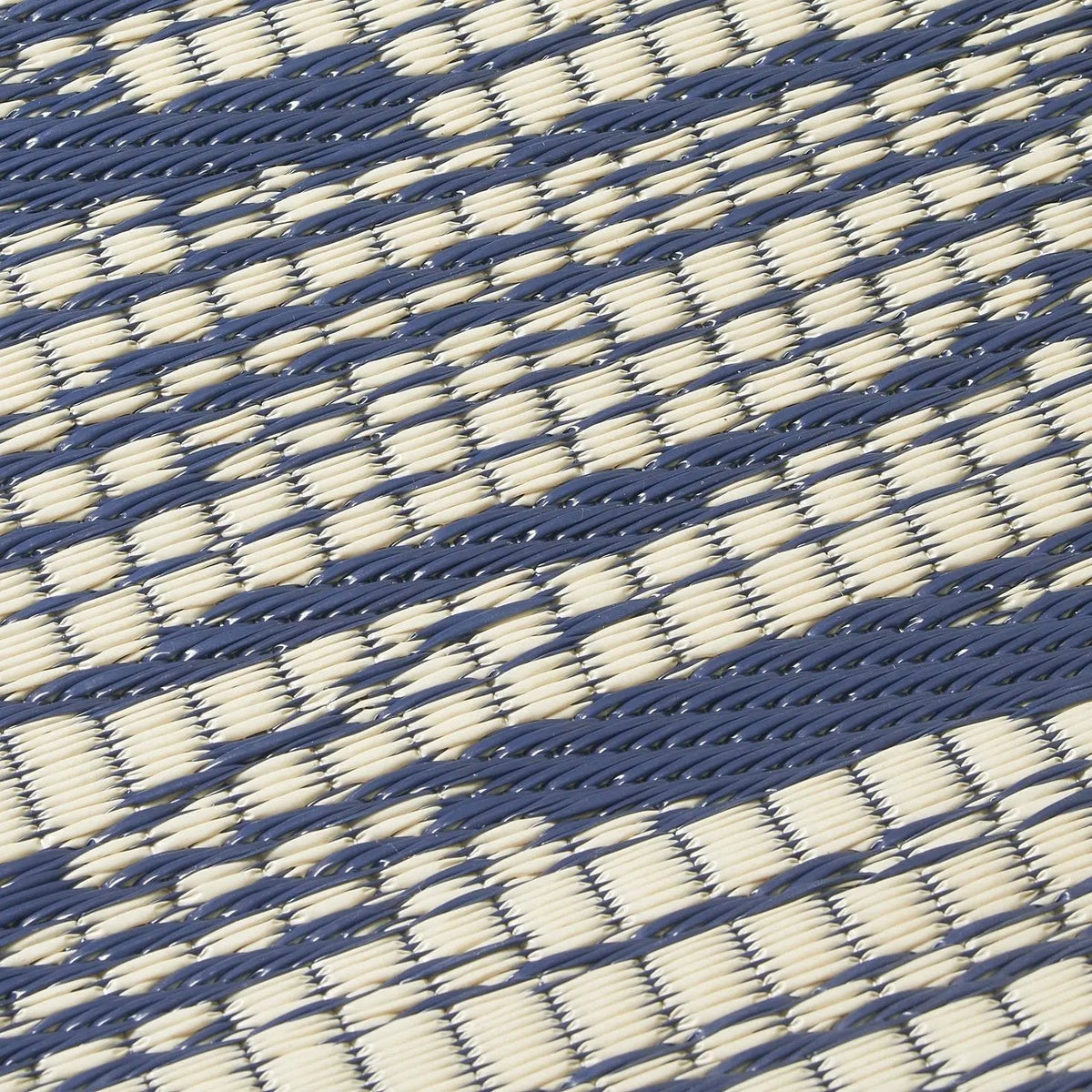 Brooklyn - Blue Outdoor Rug for Patio, detail