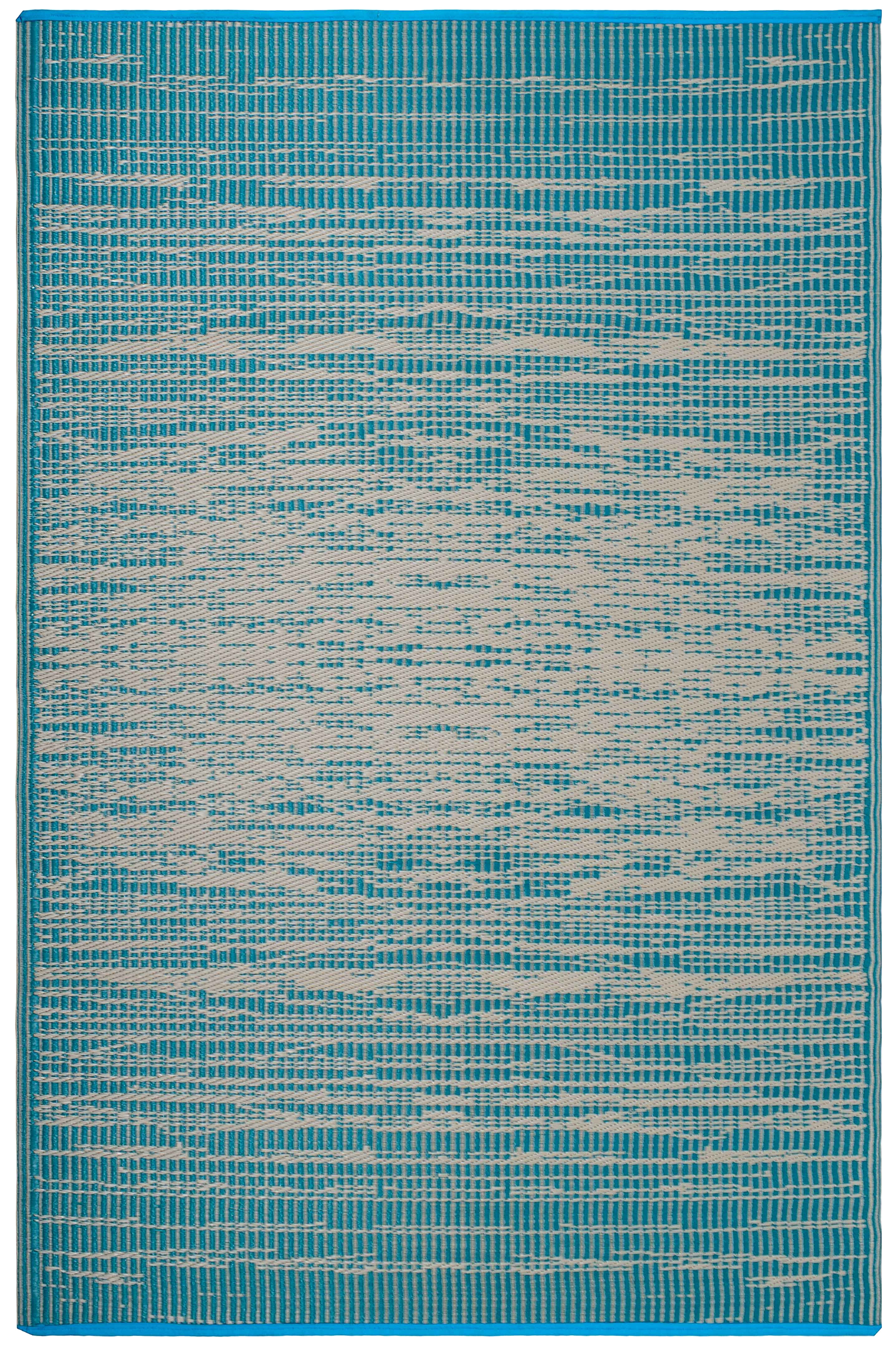 Brooklyn - Teal Outdoor Rug for Patio FINAL SALE by Fab Habitat