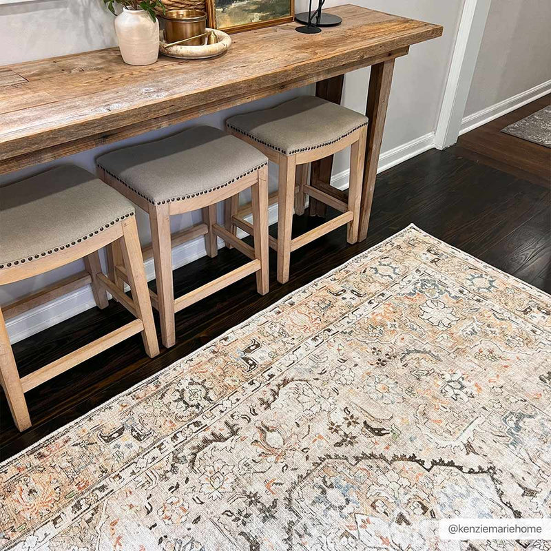 Brown Standon Vintage Washable Area Rug by Hauteloom