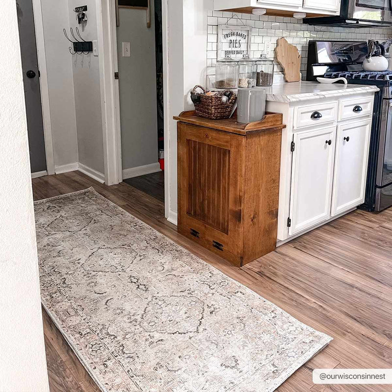 Standon Vintage Flat Pile Washable Rug by Boutique Rugs