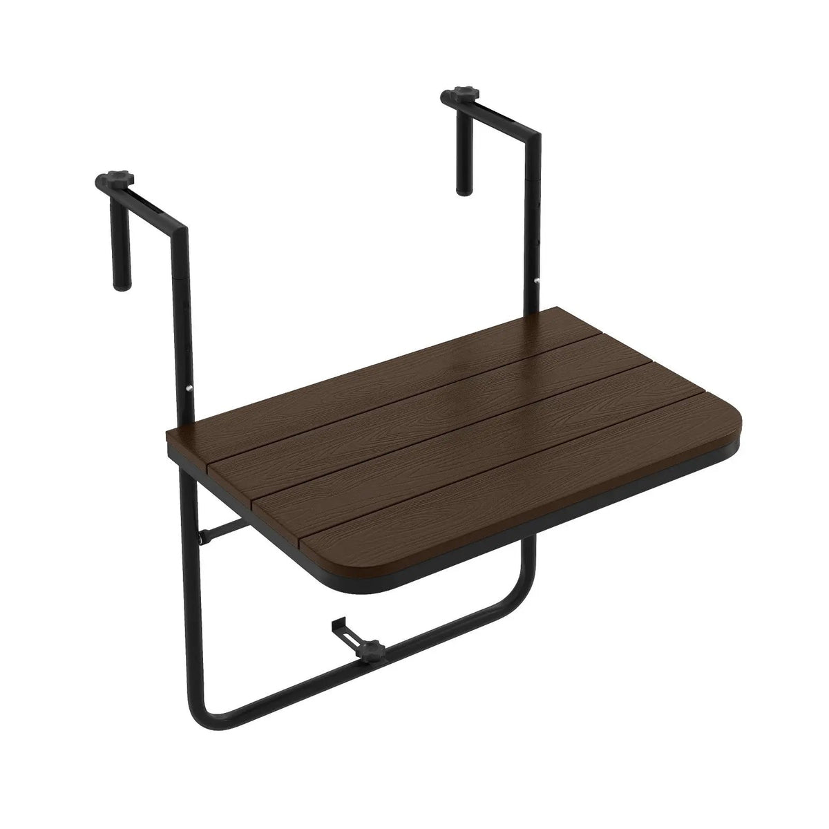 Folding Hanging Table with 3-Level Adjustable Height for Patio Balcony, photo 7 of 7