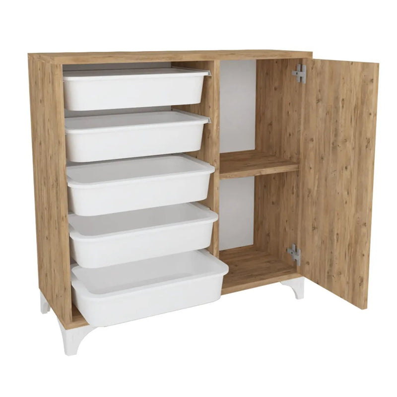 Buffet Cabinet Sideboard with Storage and Removable Drawers by DirectDeals