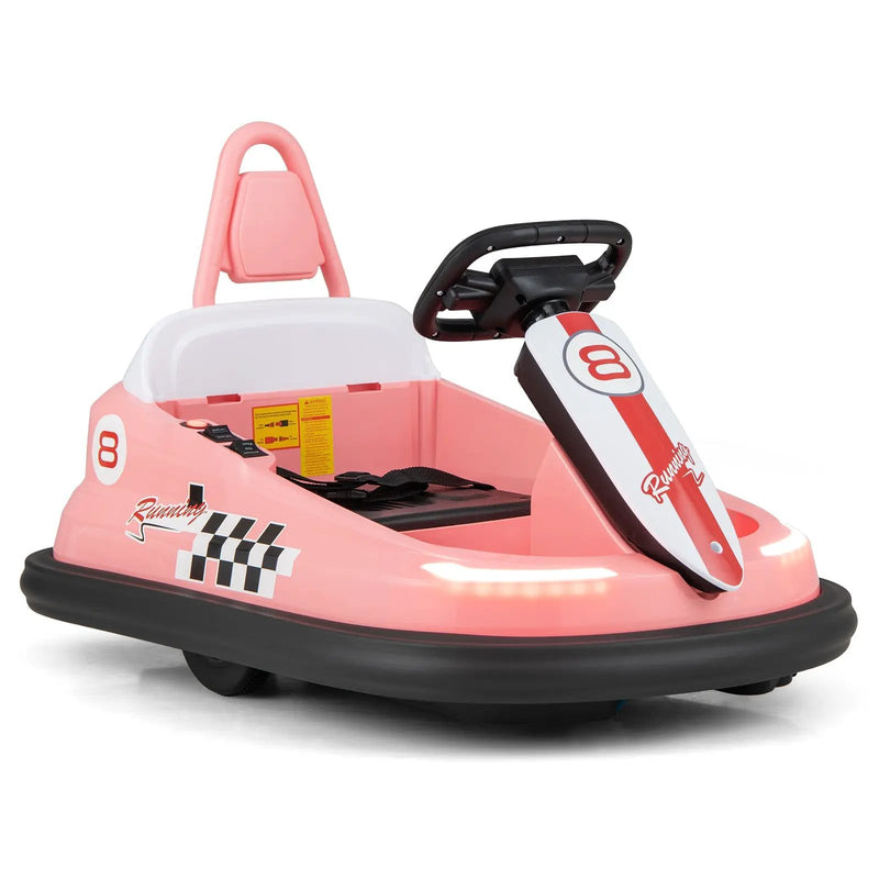 6V kids Ride-on Bumper Car with 360° Spinning and Dual Motors by DirectDeals