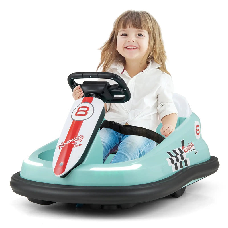 6V kids Ride-on Bumper Car with 360° Spinning and Dual Motors by DirectDeals