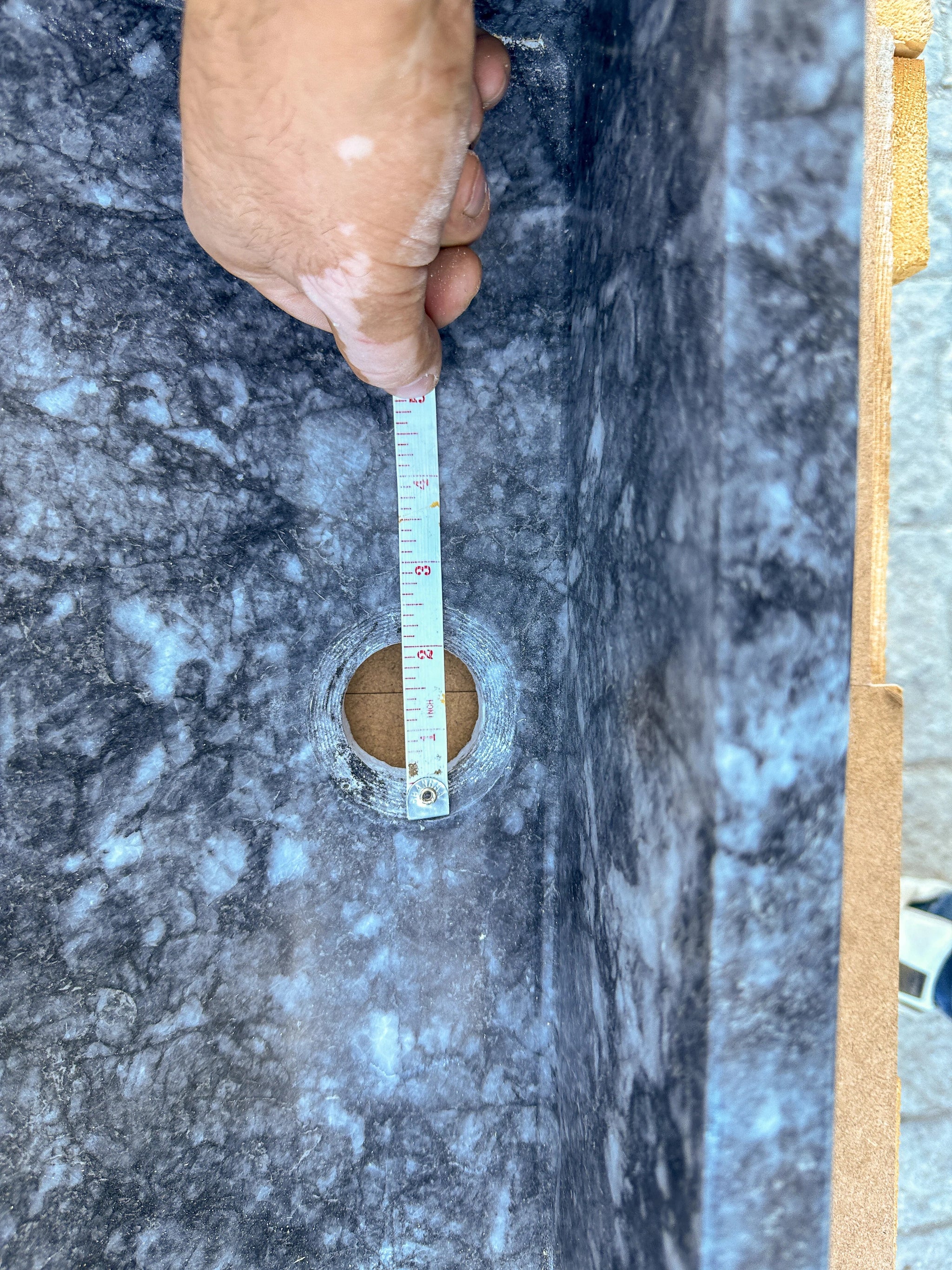 Bursa Gray Marble Rectangular Stone Sink Polished (W)12" (L)18" (H)6" by GobekDesign