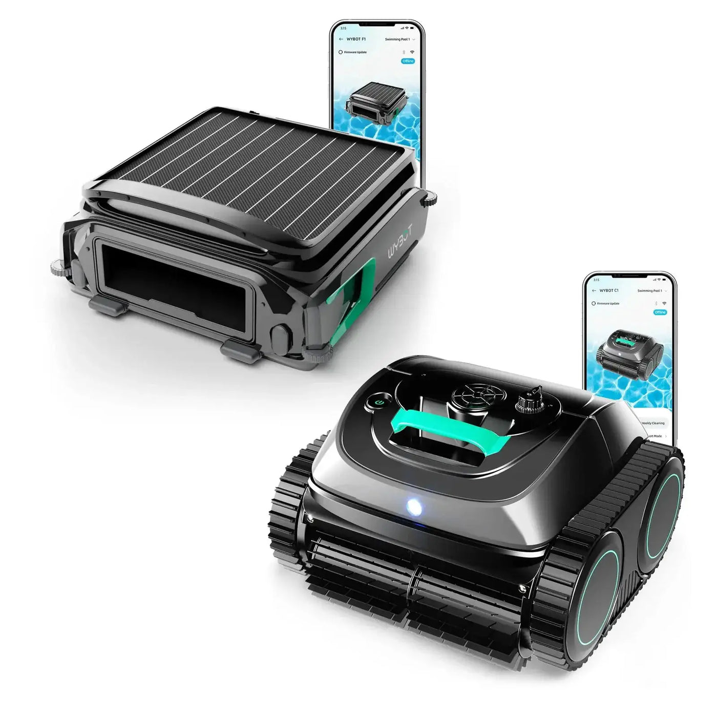WYBOT Full Pool Solution Bundle-C1 & F1 by WYBOT