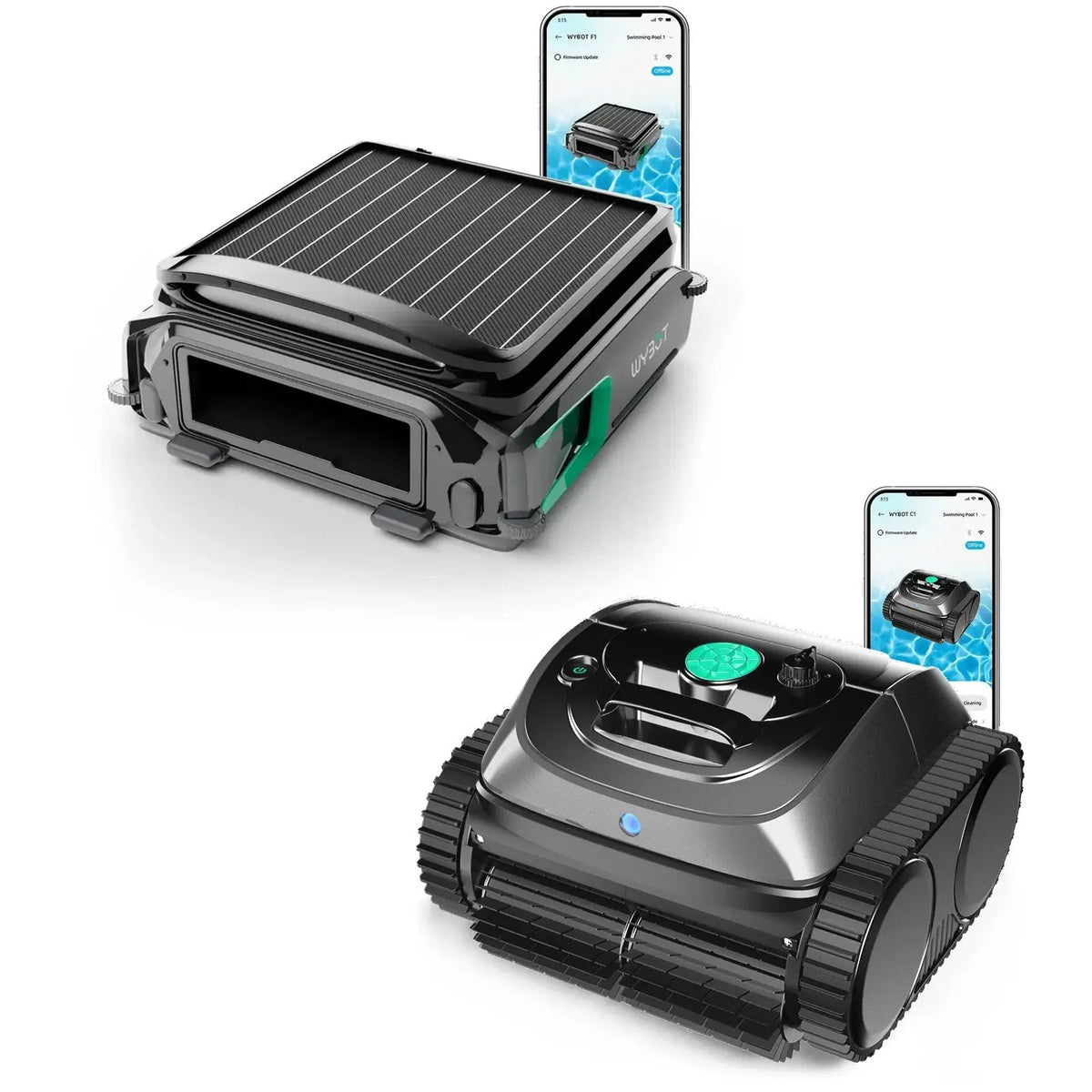 WYBOT Full Pool Solution Bundle-C1 & F1 by WYBOT