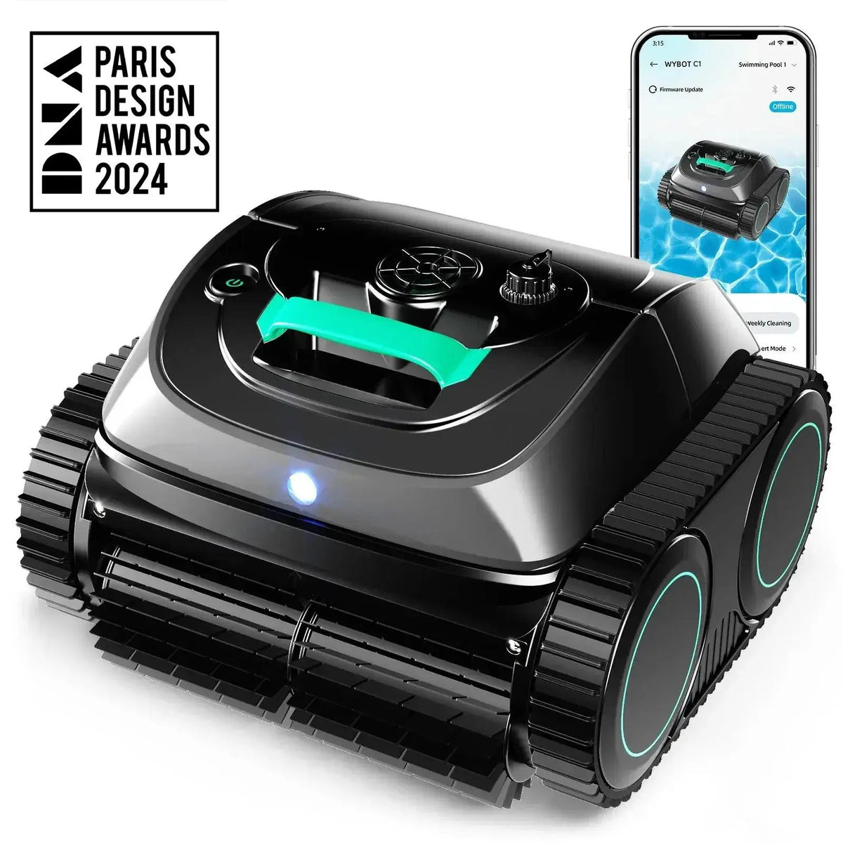 (2026 Upgrade) WYBOT C1 Cordless Robotic Pool Cleaner by WYBOT