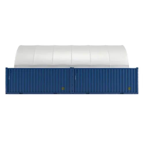 20x40 ft Container Shelter with Closed Back Panel by Chery Industrial