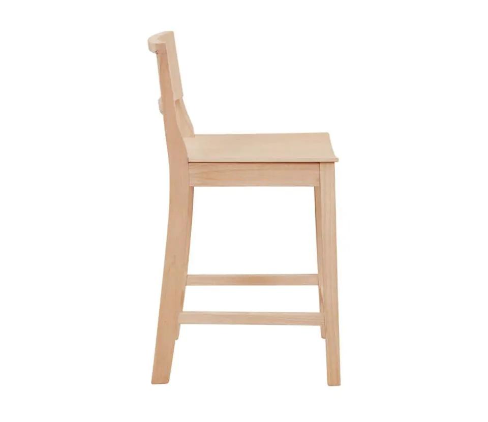 LINON HOME DECOR - DEVIN COUNTER STOOL UNFINISHED (SET OF 2) - CS279UNF02KD by Selzalot