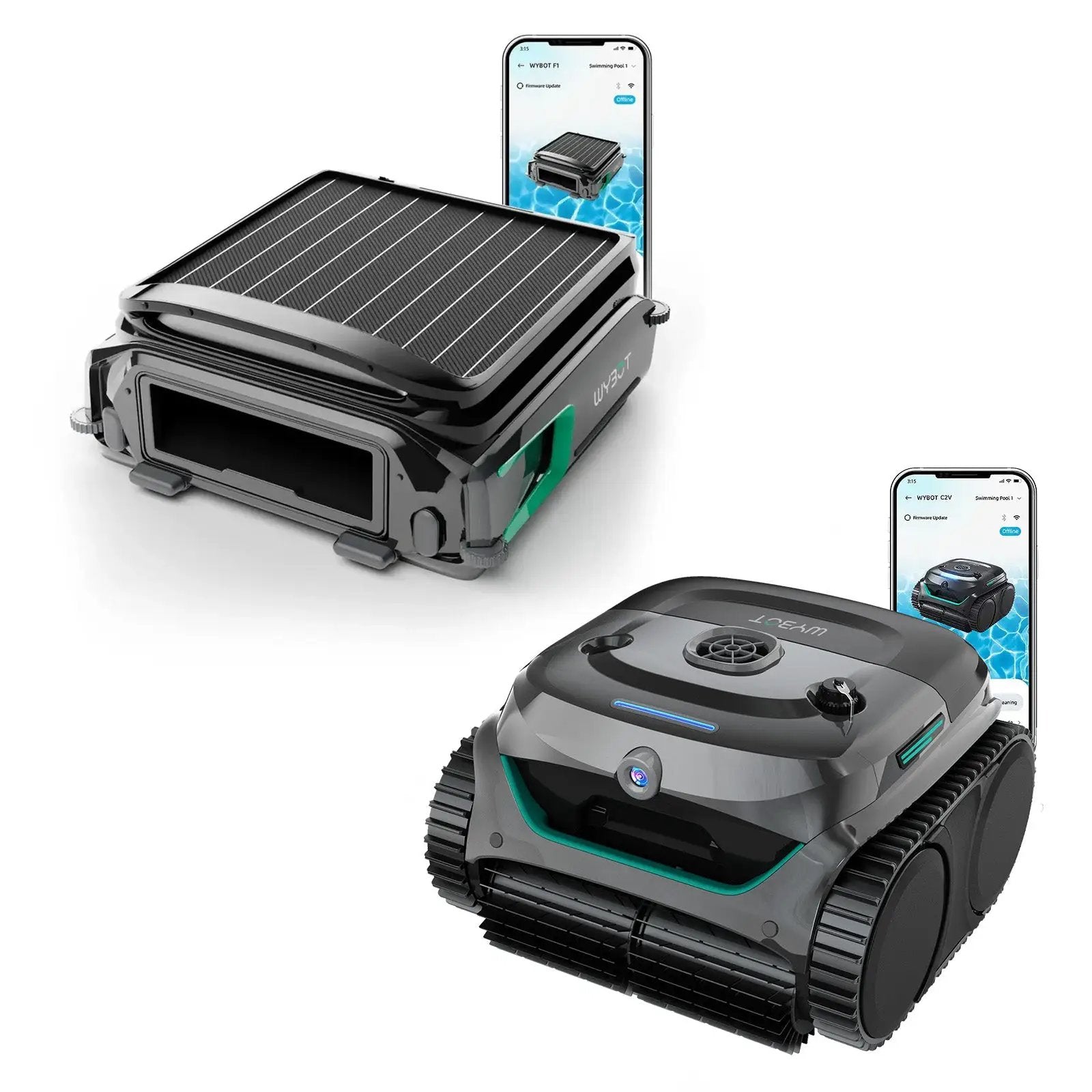 WYBOT Full Pool Solution Bundle-C2 Vision & F1 by WYBOT