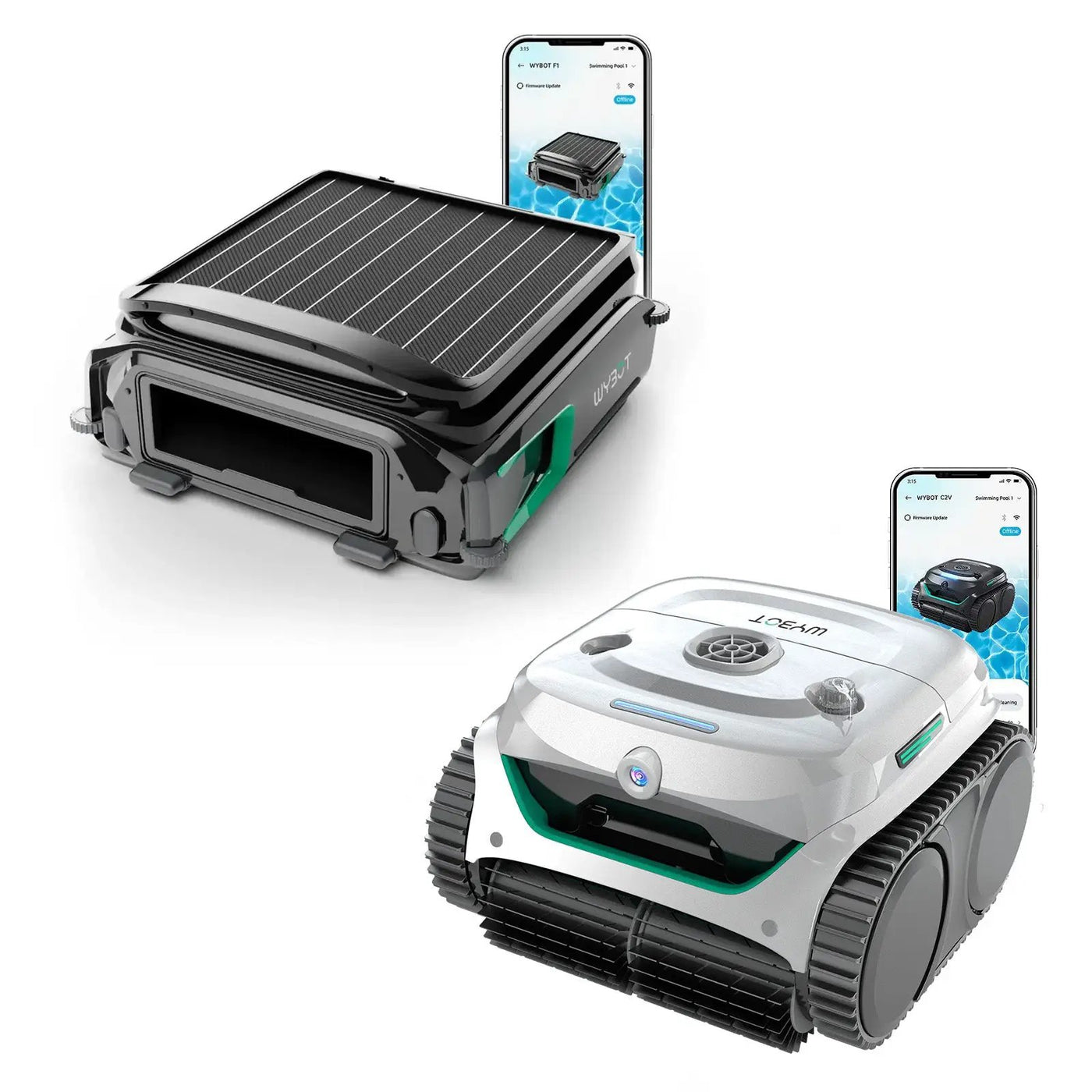 WYBOT Full Pool Solution Bundle-C2 Vision & F1 by WYBOT