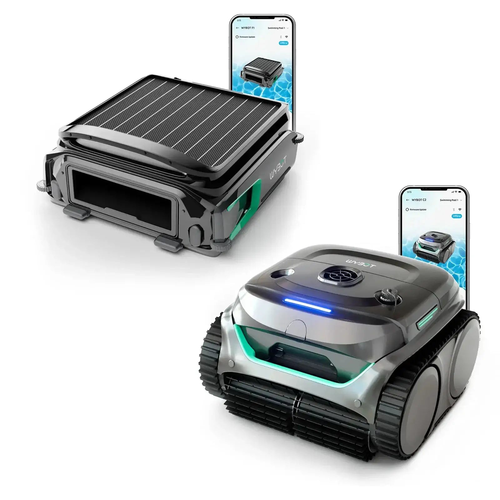 WYBOT Full Pool Solution Bundle-C2 & F1 by WYBOT