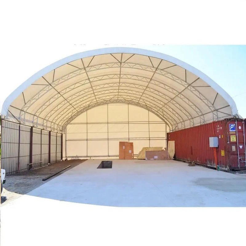 40x40x15 ft Container Shelter with Closed Back Panel by Chery Industrial