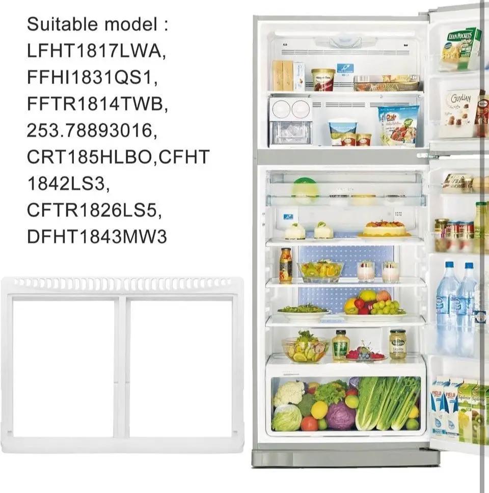 Open Box FBULWSEC 240364787 Refrigerator Crisper Drawer Cover Frame Crisper Pan Cover Compatible with Frigidaire Refrigerator-Replaces 240364714, 2403 by Selzalot