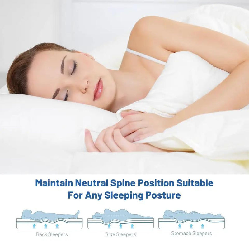 Brand New 4.5 Inch Cold Gel Memory Foam Mattress Replacement for Sleeper Sofa and Couch Beds - Queen Size CertiPUR-US Certified (Sofa Not Included) by Selzalot