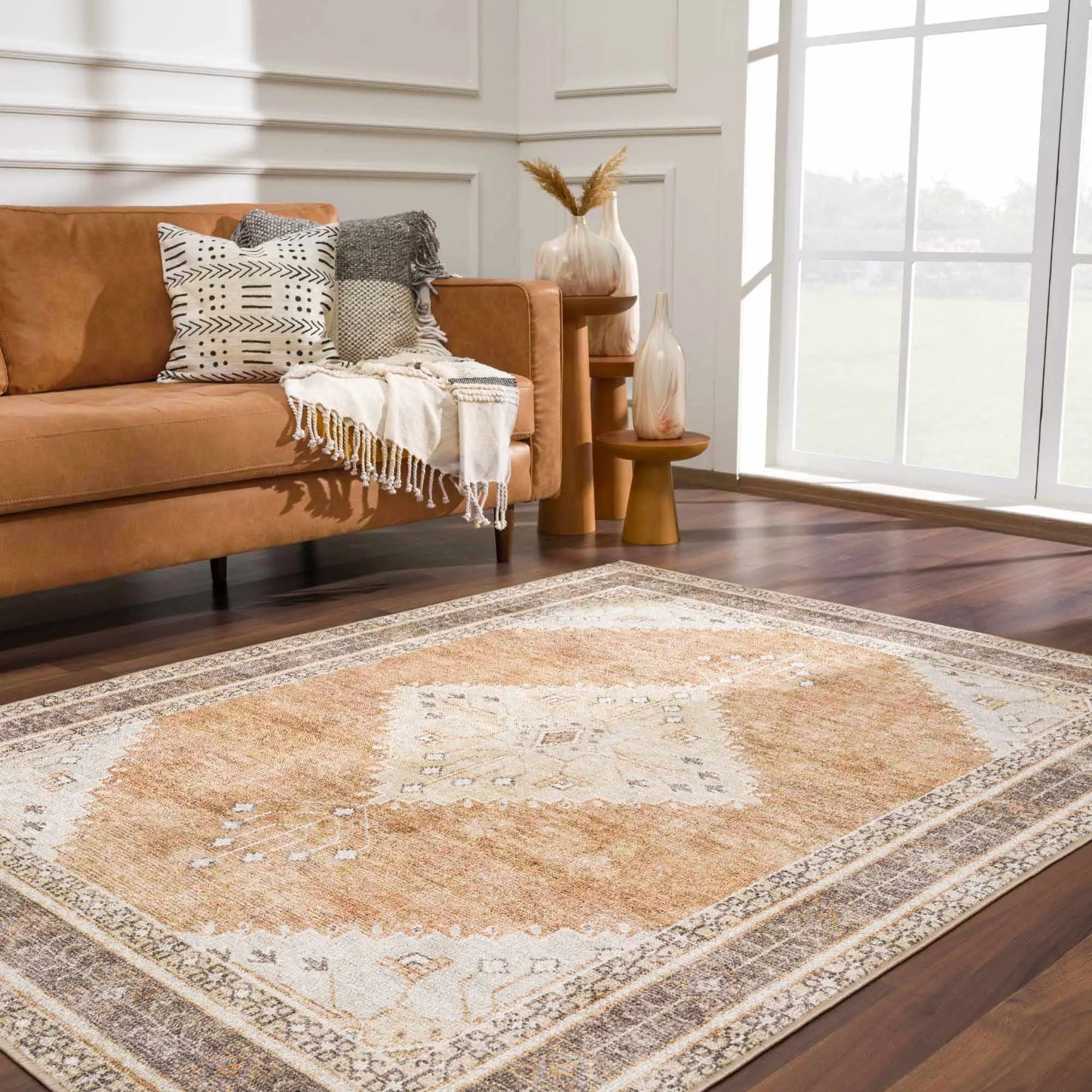 Albas Washable Area Rug by Hauteloom