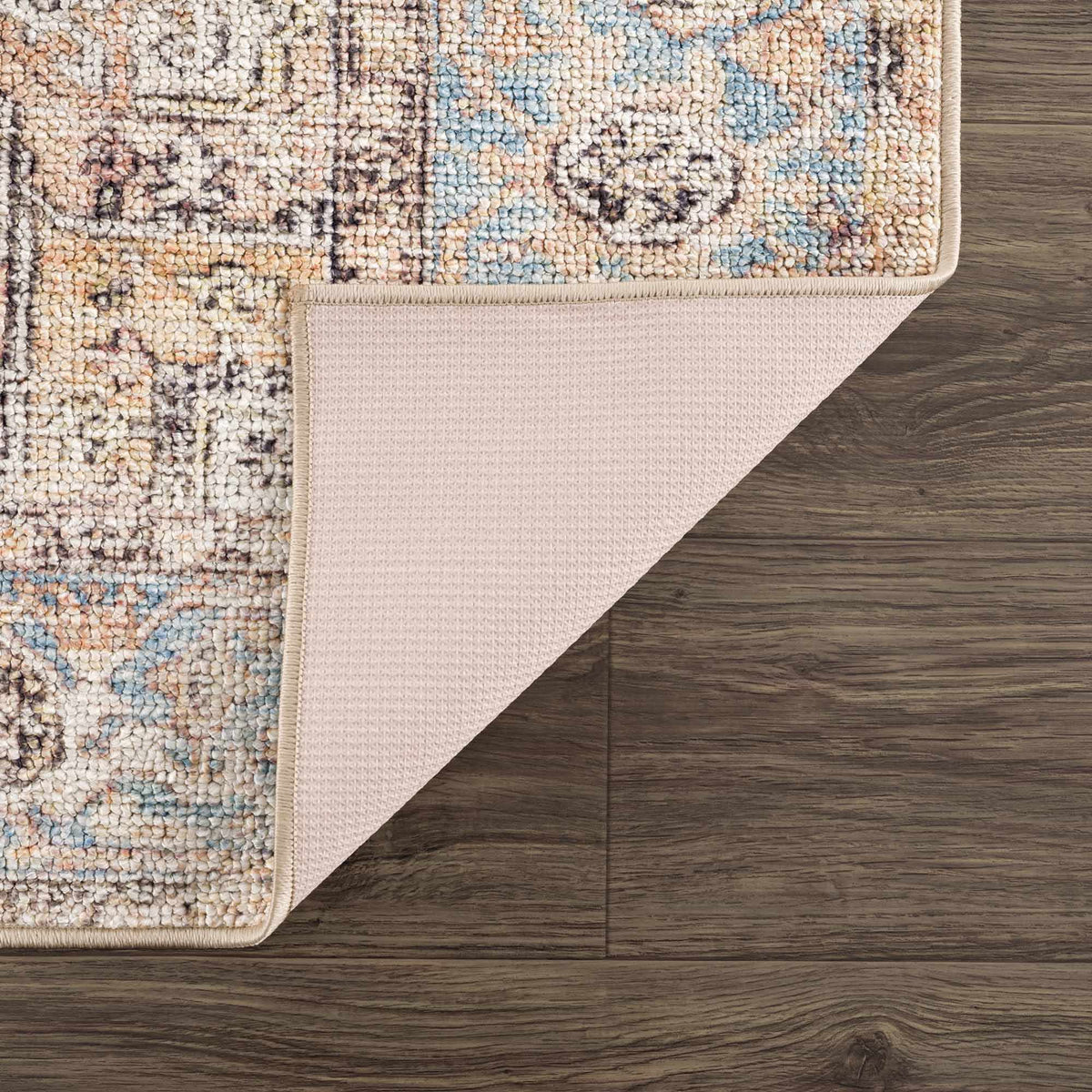 Beck Peach Washable Area Rug, photo 9 of 21