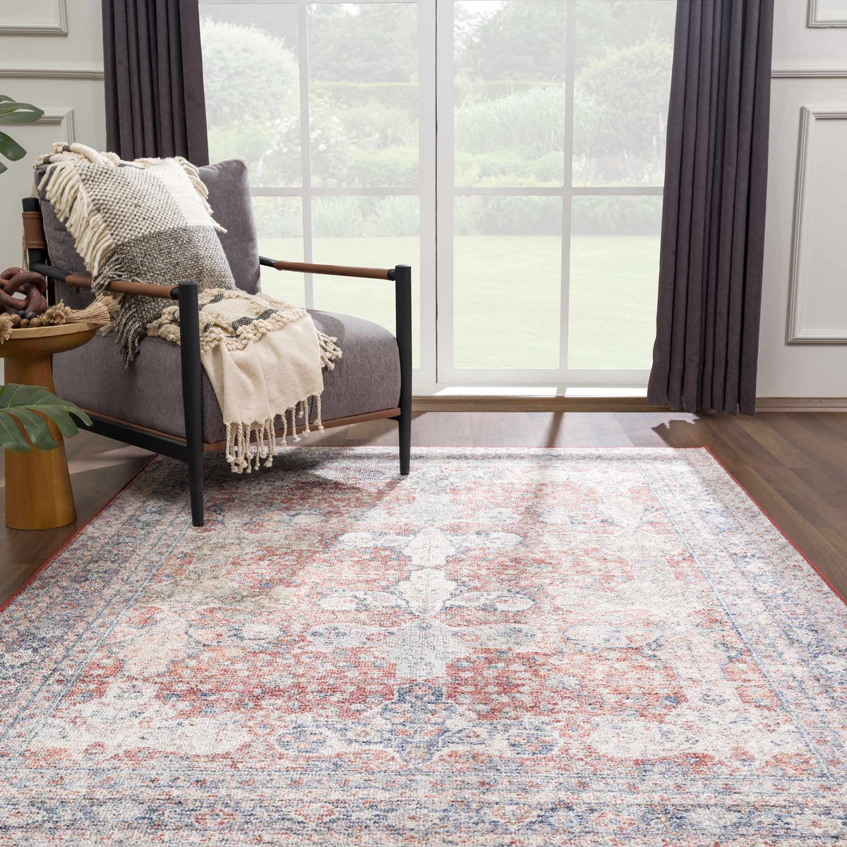 Ambre Washable Area Rug, installed in a room 3
