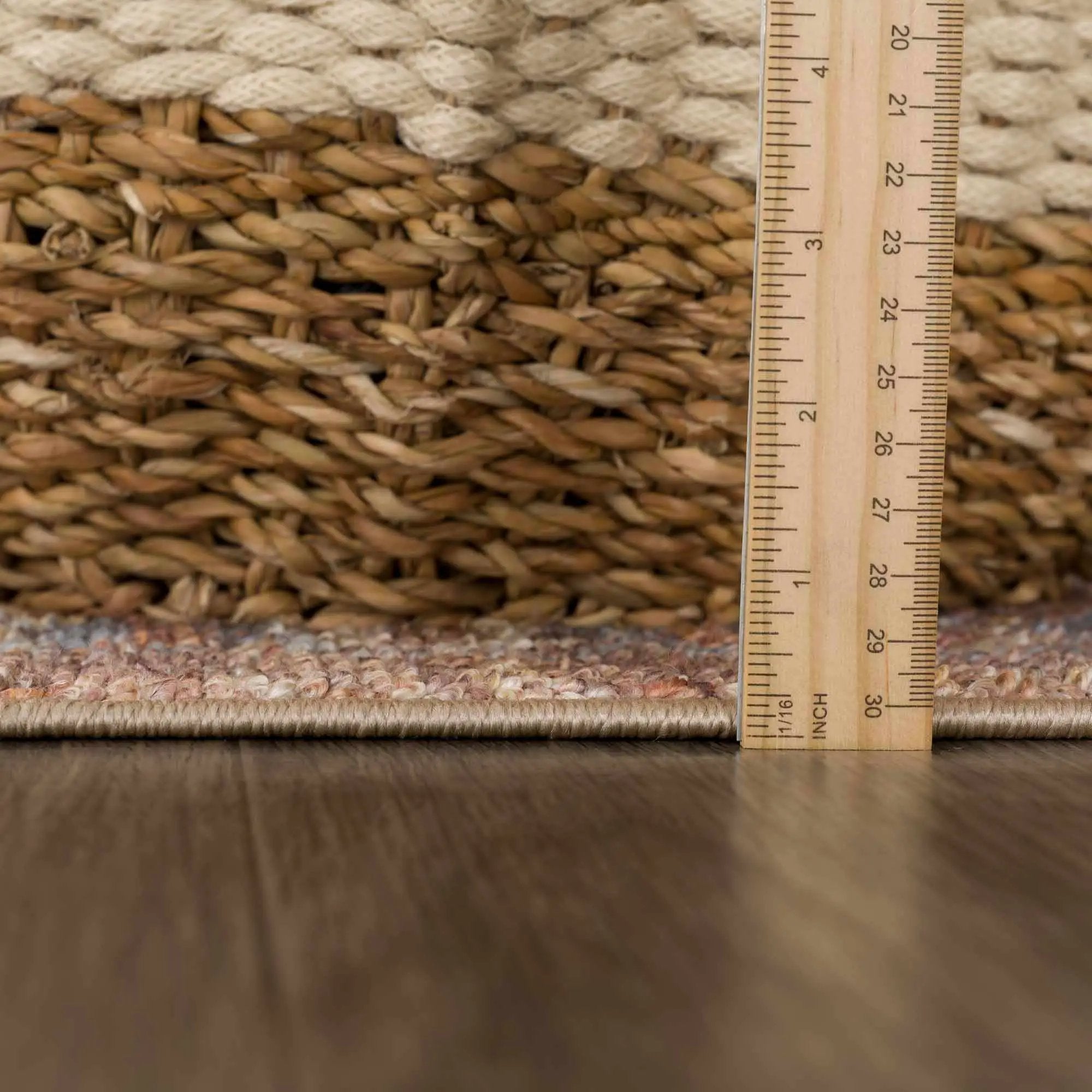 Anshu Peach Washable Area Rug by Hauteloom